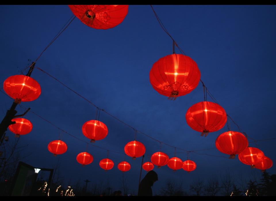 These candle-lit Chinese lanterns can rise high into the sky and are often mistaken for UFOs.