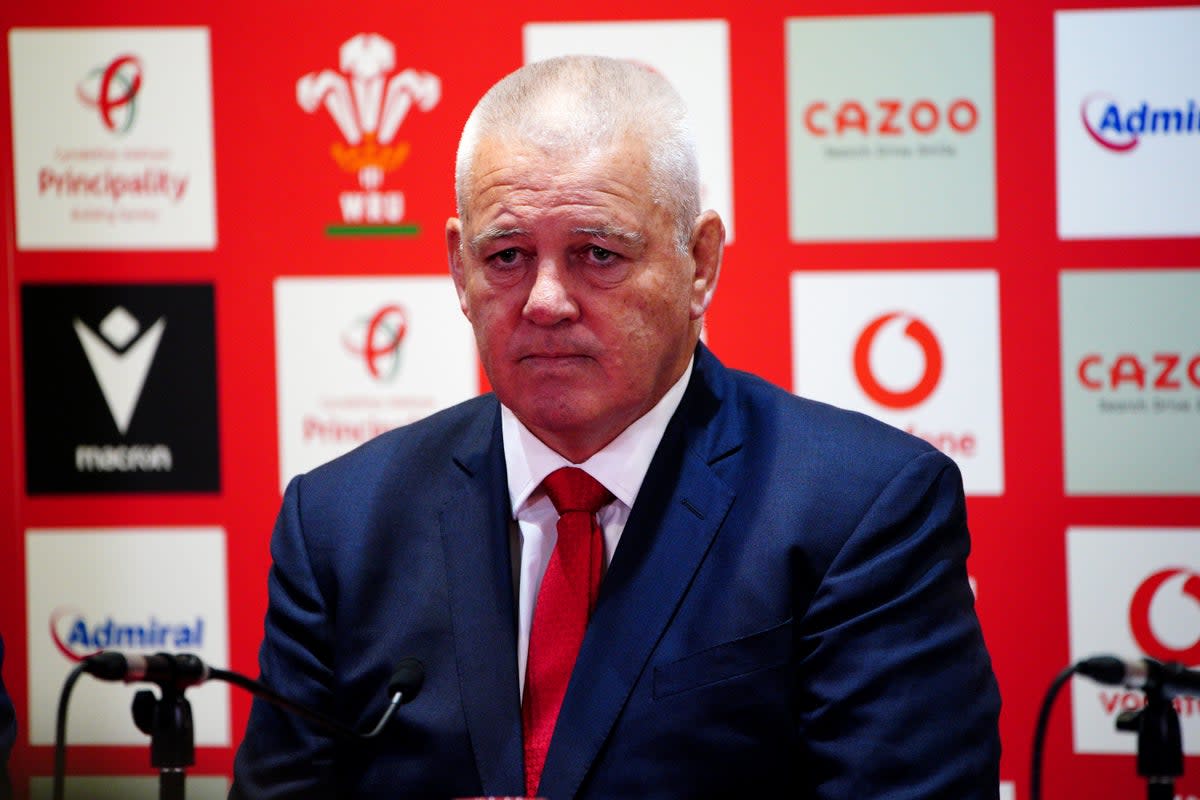 Warren Gatland is back as Wales coach (Ben Birchall/PA) (PA Wire)