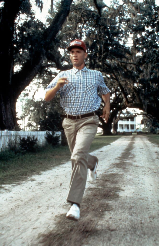 Shouting 'Run, Forrest, run!' at any given opportunity.