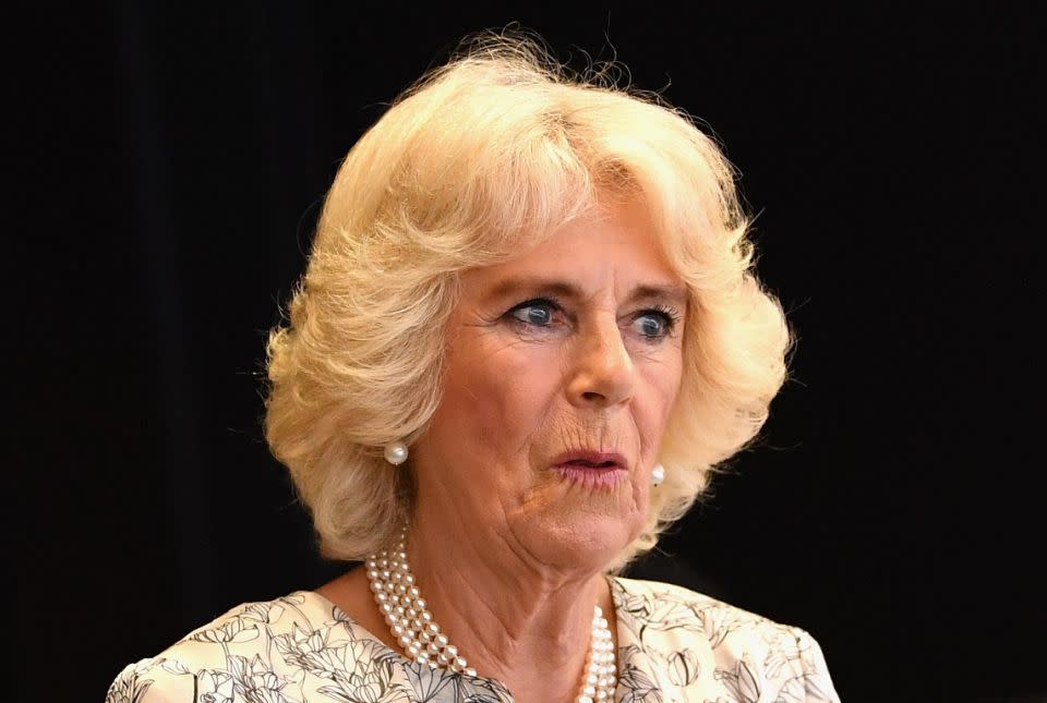 The palace has issued a statement to address Camilla's opening ceremony 'gaffe'. Photo: Getty