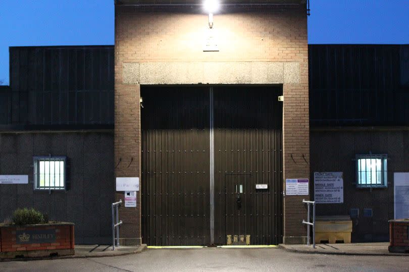 The entrance to HMP Hindley in Wigan -Credit:Adam Vaughan