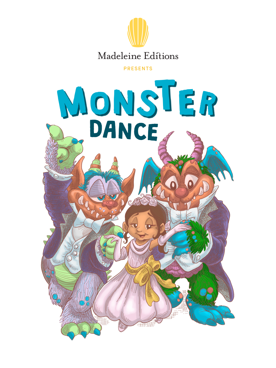 A Kickstarter campaign will help get the “Monster Dance” e-book in the hands of children this fall. (Photo courtesy of Madeleine Editions)