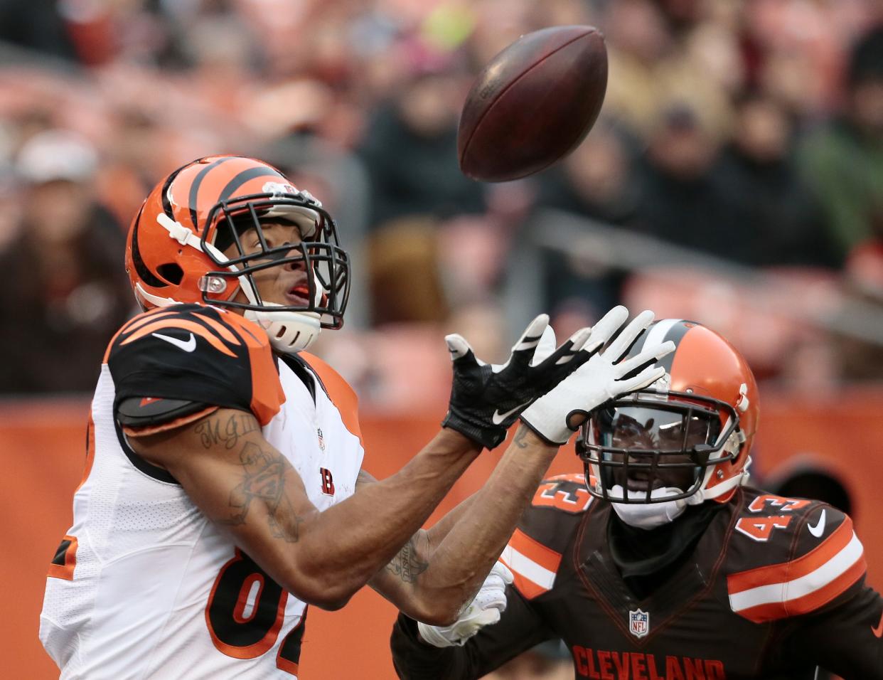 Bengals wide receiver Marvin Jones caught a career-high 10 touchdowns in 2013.
