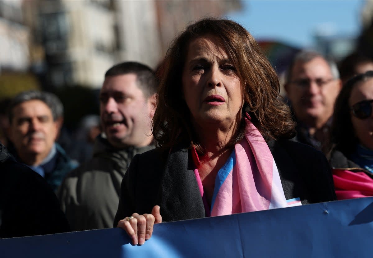 Madrid assembly member Carla Antonelli said the bill was "terrorism towards trans people" (REUTERS)