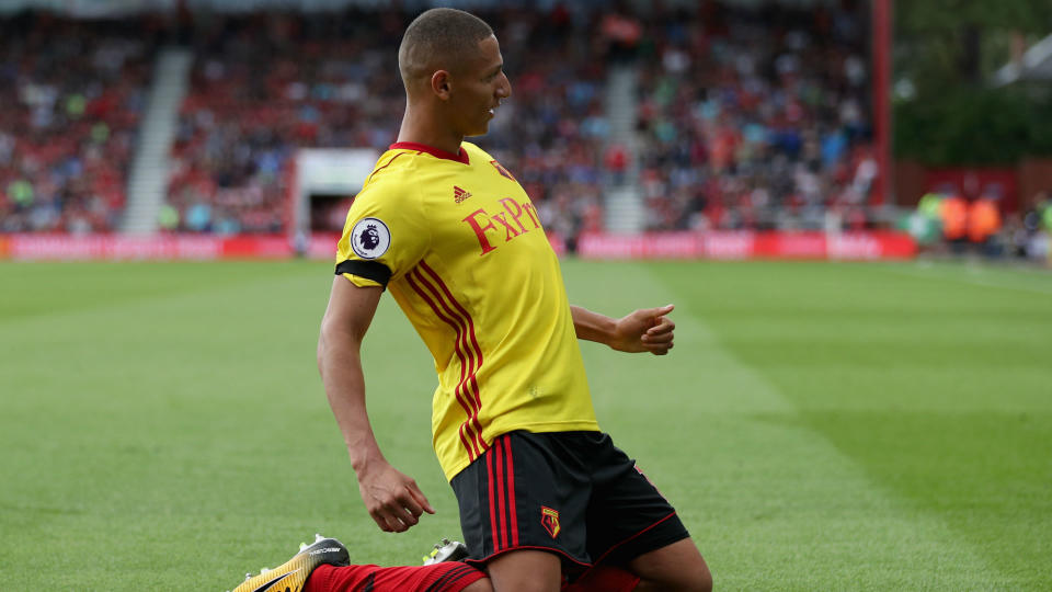 Richarlison has been involved in six goals in just his first eight Premier League games for the Hornets.