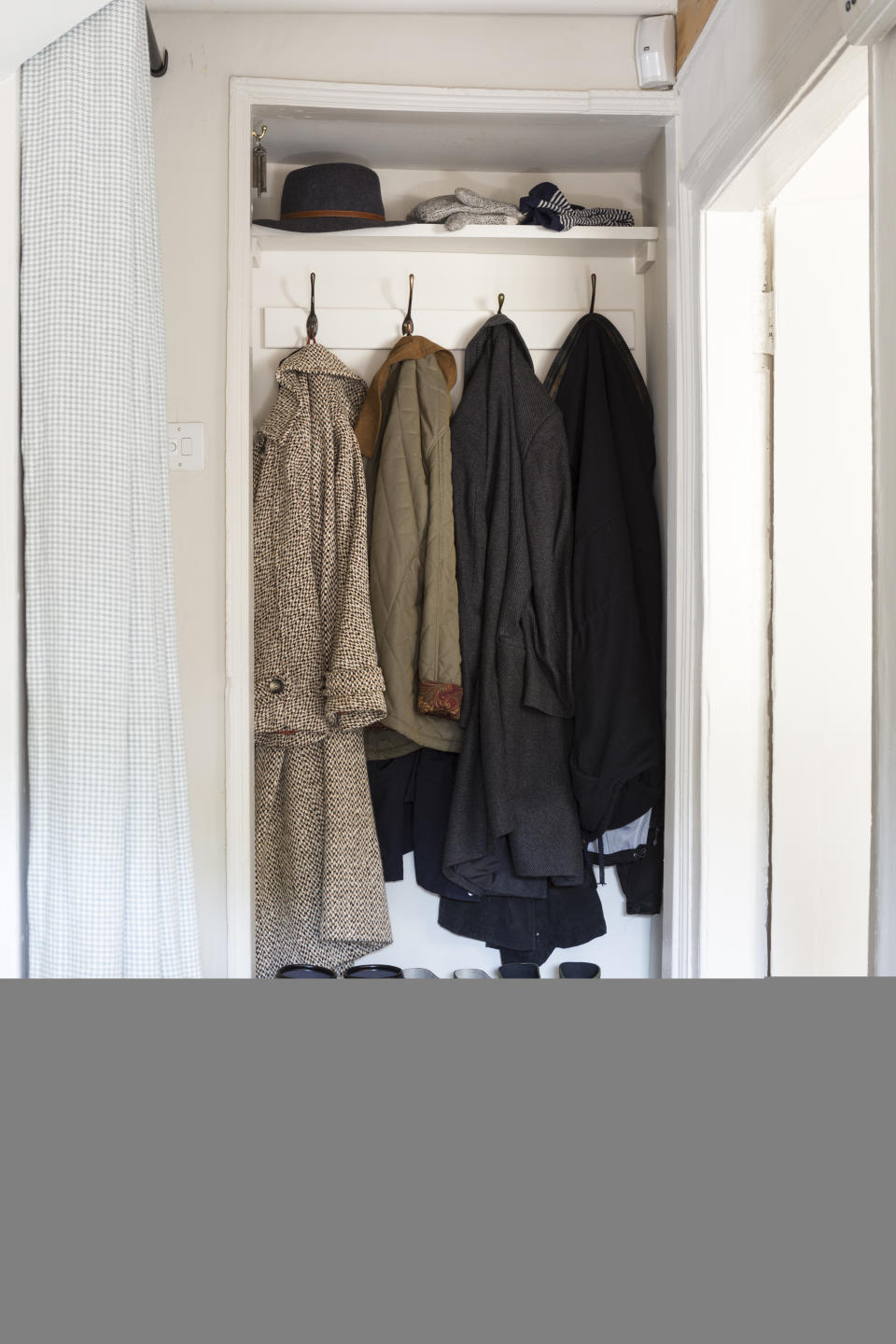Convert a closet into a mudroom