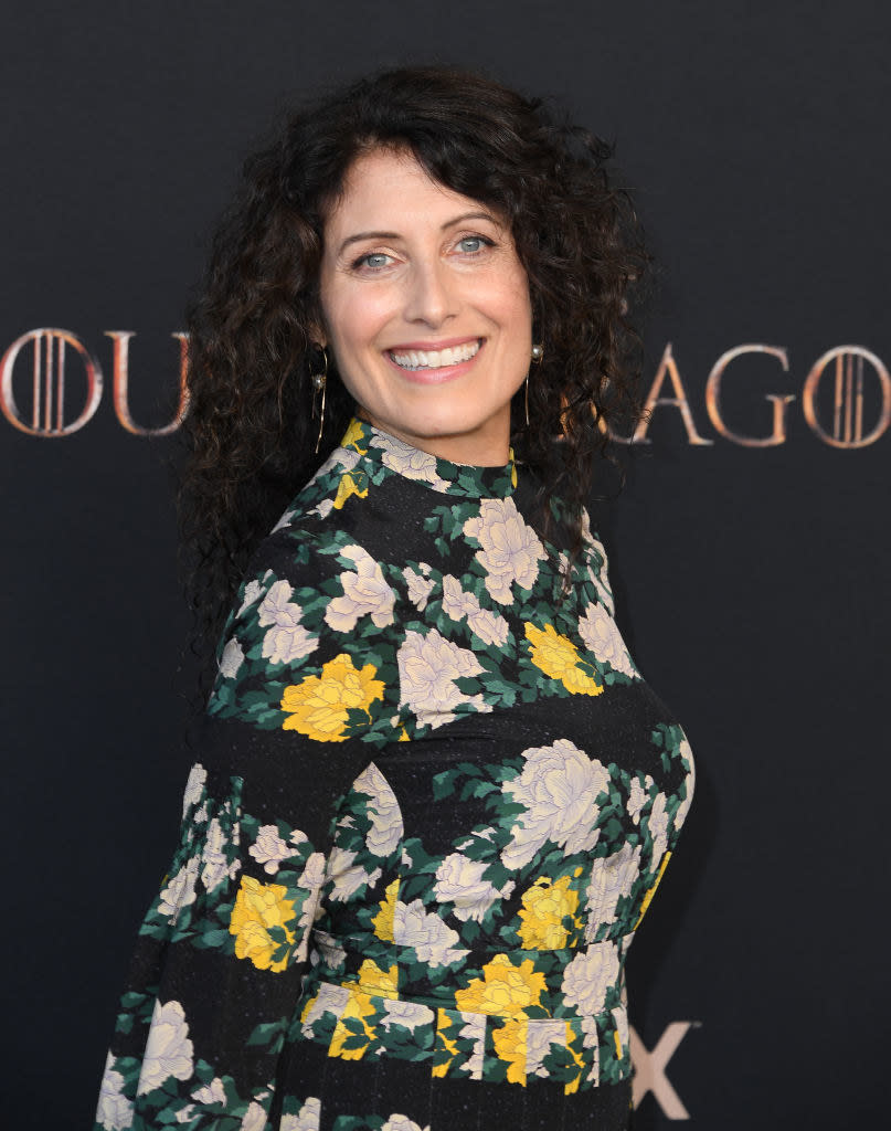 Lisa Edelstein smiling