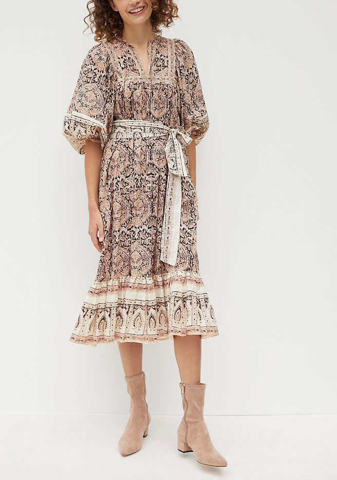 dress, boho, anthropologie