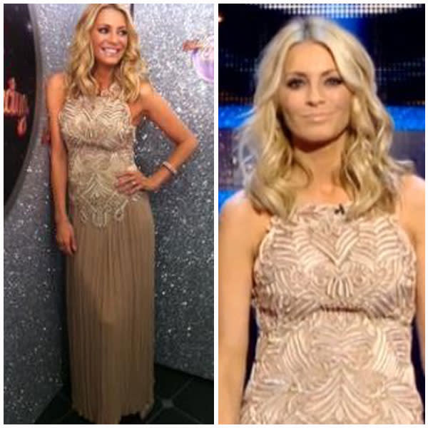 Tess Daly, Strictly Come Dancing, Sat 8th Dec © Twitter/TessDalyUK / BBC