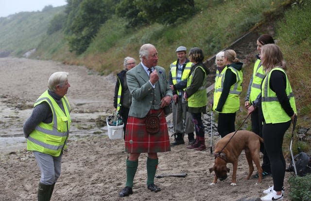 Prince of Wales visit to Scotland