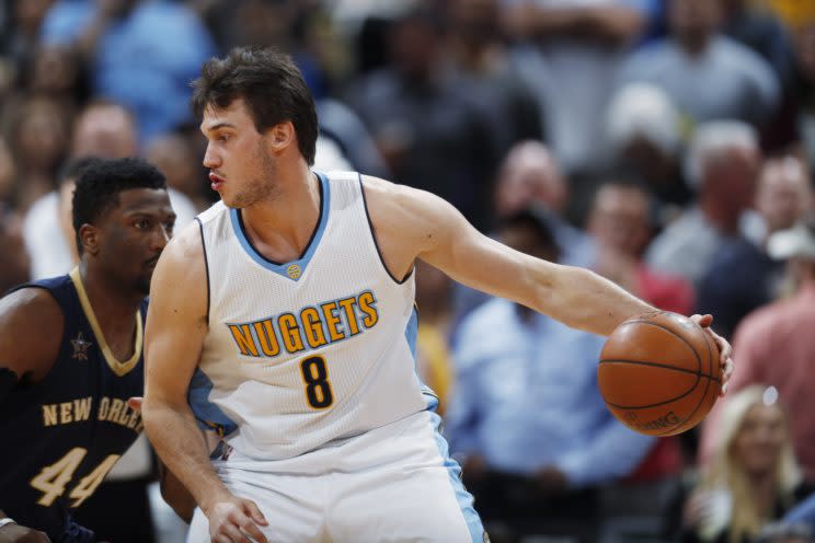 Danilo Gallinari averaged 18.2 points for Denver last season. (AP)