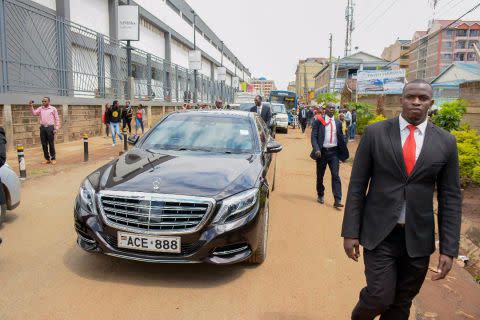 SportPesa Jackpot winner Samuel Abisai escorted under tight security