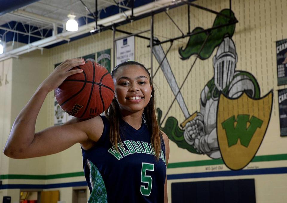 Weddington’s Stephanie Watts, a UNC recruit ranked among the nation’s top 25 players, needs 12 points to become Union County’s all-time leading scorer. Watts and Weddington play Piedmont at home Tuesday.