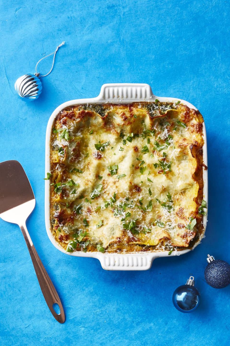 Squash and Spinach Lasagna