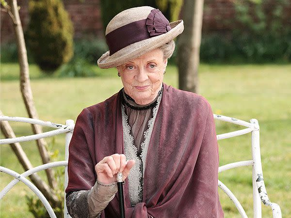 Nick Briggs / Carnival Films for Masterpiece/PBS / Courtesy: Everett Collection Maggie Smith in <em>Downton Abbey</em> season 2 (2011)