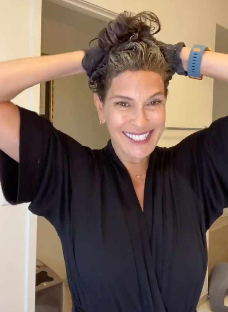 <p>The <em>Desperate Housewives</em> actress, who has been "covering the gray at home for years," did an at-home color tutorial on Instagram using the <a href="https://www.madison-reed.com/color-advisor?rectype=color&next=/shop/hair-color?rectype=color" rel="nofollow noopener" target="_blank" data-ylk="slk:Madison Reed Radiant Color Kit;elm:context_link;itc:0;sec:content-canvas" class="link ">Madison Reed Radiant Color Kit</a>.</p>