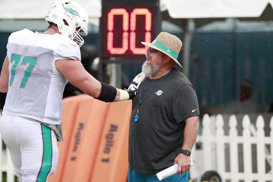 Dave DeGuglielmo has had multiple stints on the Dolphins' coaching staff.
