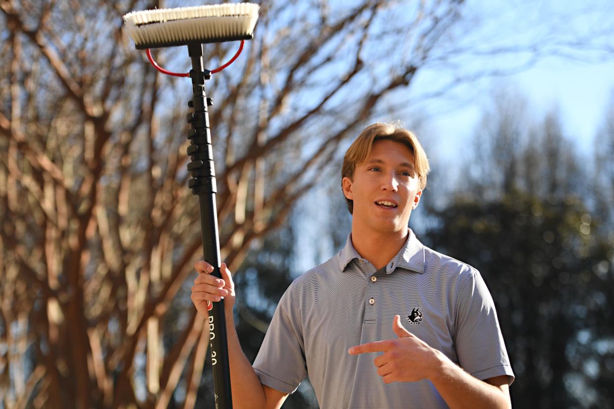 Cohen Kellogg, 20, is a student at Wofford College. Here, Kellogg talks about his company the 'Window Washing Guy' and how he started it to learn how to run a small business.