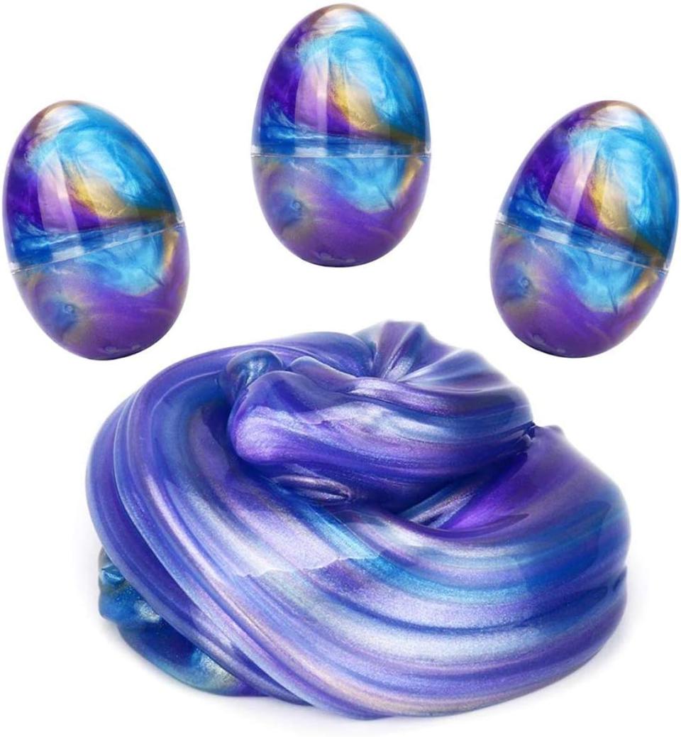 Colorful Easter Egg Slime 3 Pack. Image via Amazon.