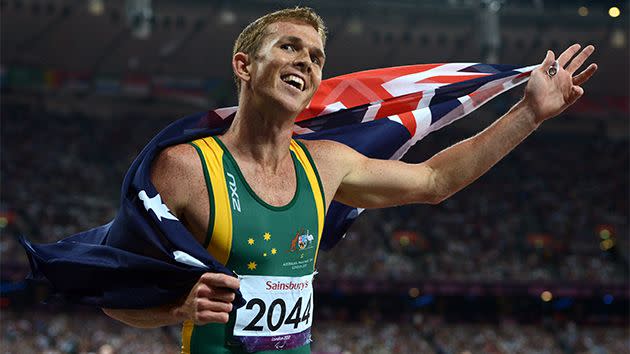 Scott at the 2012 Paralympics. Image: Getty