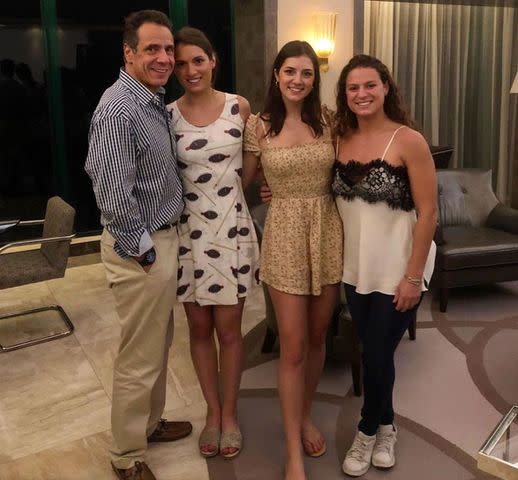 Andrew Cuomo/Instagram New York Gov. Andrew Cuomo (left) with his daughters