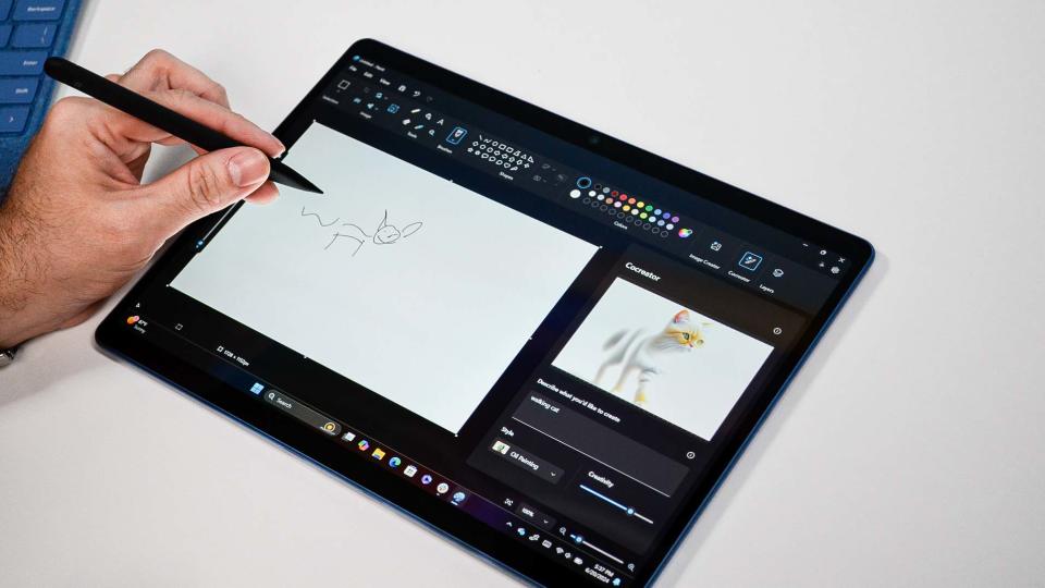 Cocreator on the Surface Pro 11.
