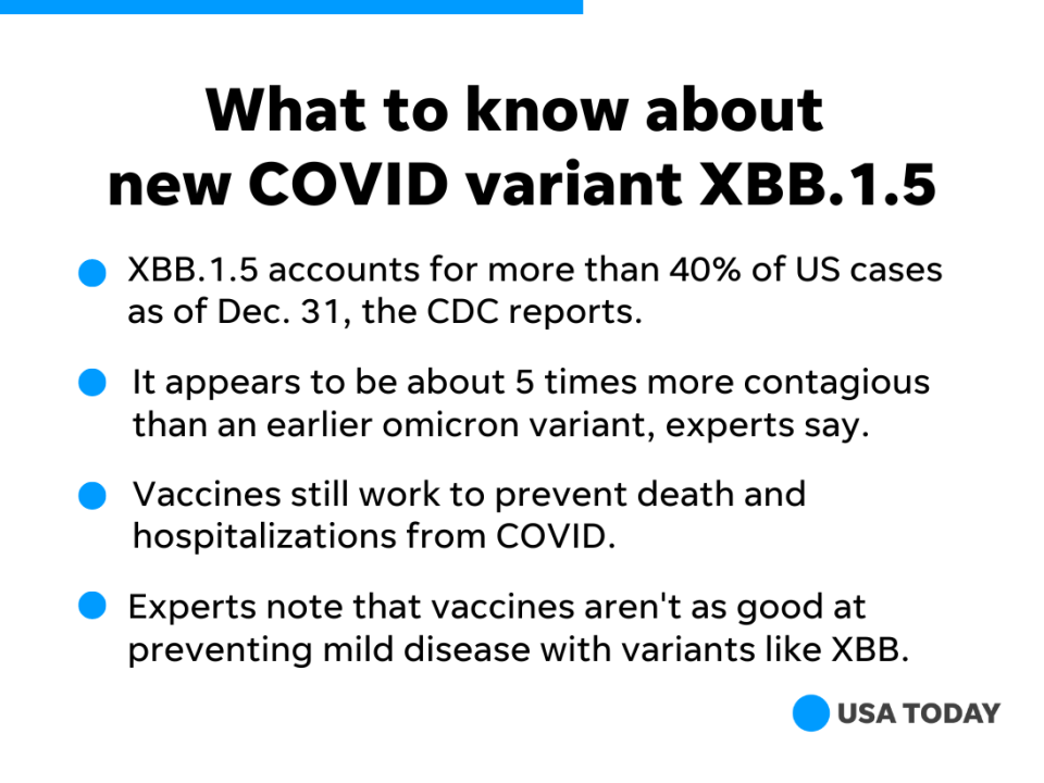 XBB.1.5 is now the dominant COVID variant across the US.