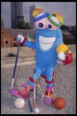 Izzy was the official mascot of the Atlanta 1996 Summer Olympics. The animated character with the ability to morph into different forms was a departure from the Olympic tradition in that it did not represent a nationally-significant animal or human figure.