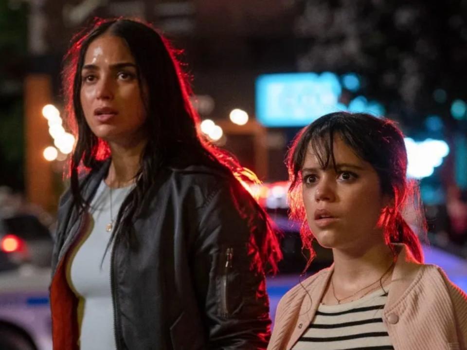 Melissa Barrera and Jenna Ortega in ‘Scream’ (Spyglass Media)