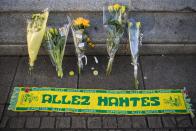 <p>Tributes in Nantes for Emiliano Sala (Getty Images) </p>