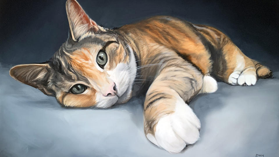 Cat painting