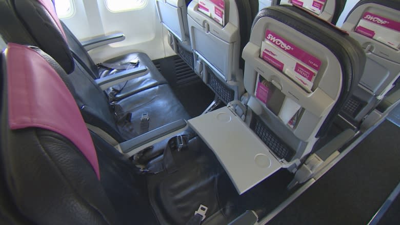 WestJet's discount airline Swoop makes maiden flight from Hamilton