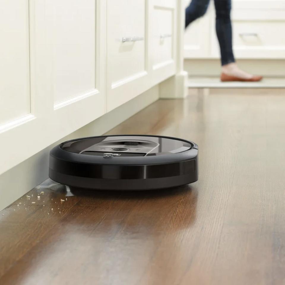 This high-tech gadget will ~do the dirty work~ for you by sucking up crumbs, debris and pet fur. <br /><br /><strong>Promising review:</strong> "Love the Roomba! It was easy to set up and is doing a very good job cleaning and moving from hardwood floors to the area rugs. Highly recommend!" &mdash; <a href="https://go.skimresources.com?id=38395X987171&amp;xs=1&amp;xcust=-HPWayDaySale4-28-21-60896f93e4b09cce6c197126&amp;url=https%3A%2F%2Fwww.wayfair.com%2Fappliances%2Fpdp%2Firobot-roomba-i7-7150-wi-fi-connected-robot-vacuum-w003150904.html" target="_blank" rel="noopener noreferrer">Victoria</a><br /><br /><strong>Price: </strong><a href="https://go.skimresources.com?id=38395X987171&amp;xs=1&amp;xcust=-HPWayDaySale4-28-21-60896f93e4b09cce6c197126&amp;url=https%3A%2F%2Fwww.wayfair.com%2Fappliances%2Fpdp%2Firobot-roomba-i7-7150-wi-fi-connected-robot-vacuum-w003150904.html" target="_blank" rel="nofollow noopener noreferrer" data-skimlinks-tracking="5938996" data-vars-affiliate="CJ" data-vars-campaign="31WaydaySale-Hernandez-04-28-21-5938996/https://www.wayfair.com/appliances/pdp/irobot-roomba-i7-7150-wi-fi-connected-robot-vacuum-w003150904.html" data-vars-href="https://www.anrdoezrs.net/links/8209452/type/dlg/sid/31WaydaySale-Hernandez-04-28-21-5938996/https://www.wayfair.com/appliances/pdp/irobot-roomba-i7-7150-wi-fi-connected-robot-vacuum-w003150904.html" data-vars-keywords="cleaning" data-vars-link-id="16676608" data-vars-price="" data-vars-product-id="21102477" data-vars-product-img="https://secure.img1-fg.wfcdn.com/im/09737876/resize-h800-w800%5Ecompr-r85/1264/126420217/iRobot%25AE+Roomba%25AE+i7+%25287150%2529+Wi-Fi%25AE+Connected+Robot+Vacuum.jpg" data-vars-product-title="iRobot&reg; Roomba&reg; i7 (7150) Wi-Fi&reg; Connected Robot Vacuum" data-vars-redirecturl="https://www.wayfair.com/appliances/pdp/irobot-roomba-i7-7150-wi-fi-connected-robot-vacuum-w003150904.html" data-vars-retailers="wayfair" data-ml-dynamic="true" data-ml-dynamic-type="sl" data-orig-url="https://www.anrdoezrs.net/links/8209452/type/dlg/sid/31WaydaySale-Hernandez-04-28-21-5938996/https://www.wayfair.com/appliances/pdp/irobot-roomba-i7-7150-wi-fi-connected-robot-vacuum-w003150904.html" data-ml-id="93">$399</a> (originally $599.99)<br /><br /><i>See more appliances for <a href="https://go.skimresources.com?id=38395X987171&amp;xs=1&amp;xcust=-HPWayDaySale4-28-21-60896f93e4b09cce6c197126&amp;url=https%3A%2F%2Fwww.wayfair.com%2Fdaily-sales%2Fway-day%253a-small-kitchen-appliances%7Ee220922.html" target="_blank" rel="noopener noreferrer">up to 50% off</a>.</i>