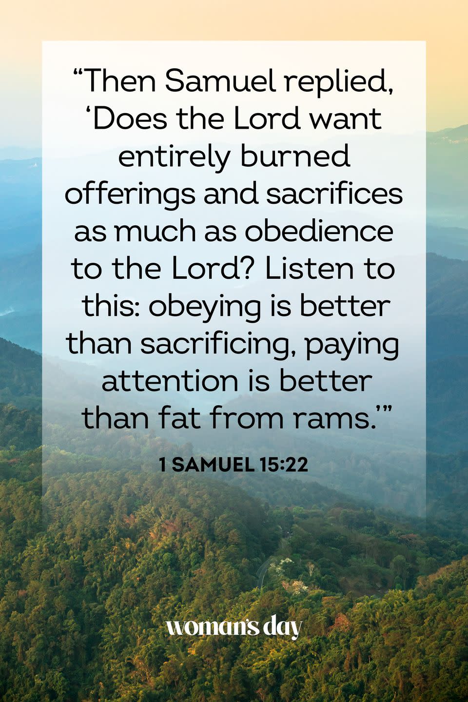 bible verses about worship 1 samuel 15 22