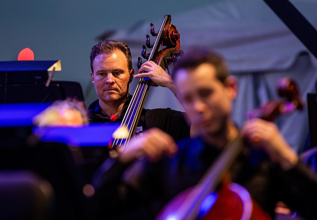 The Louisville Orchestra performed at Louisville's 4th of July celebration on the Great Lawn on Tuesday, July 4, 2023.