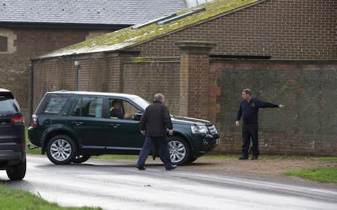 The Duke of Edinburgh takes delivery of a replacement Land Rover - Credit: Geoff Robinson