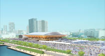 <p>Design rendering of the Olympic Gymnastic Centre (Photo courtesy of Tokyo 2020) </p>