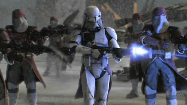 Every single Revenge of the Sith clone trooper was created via CGI