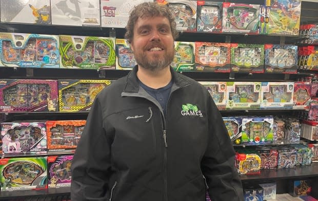 Jeffrey Follett is a manager and resident Pokémon card expert at 401 Games in Toronto. Companies that deal in trading cards saw a boost in business during the pandemic, when people had time to dust off their old collections and were looking to find out what they were worth. 