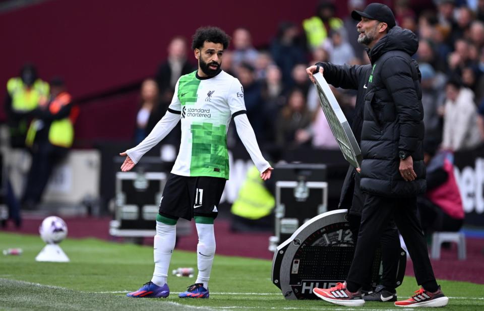 Salah and Klopp