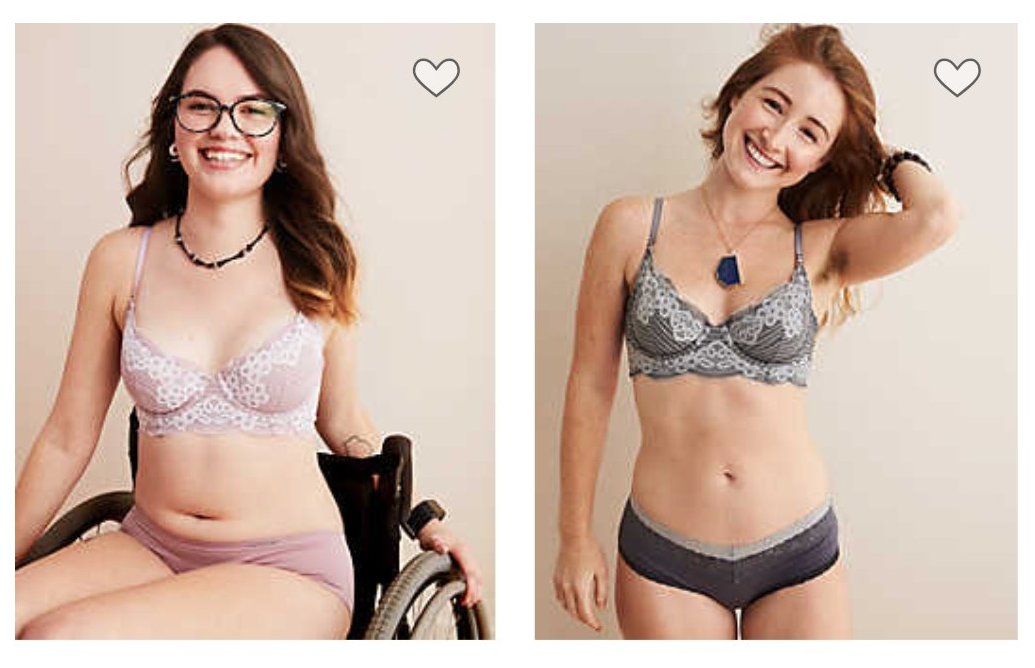 Aerie's latest inclusive campaign featuring women with
