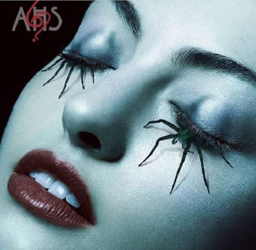 Here are all the products used to make that terrifying spider eye makeup in the AHS promos