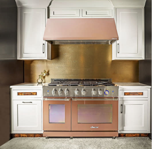 Rose gold appliances