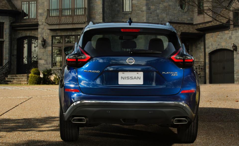 <p>Blind-spot monitoring, rear cross-traffic alert, and front automated emergency braking, which are already available on the Murano, are now bundled with those new features.</p>