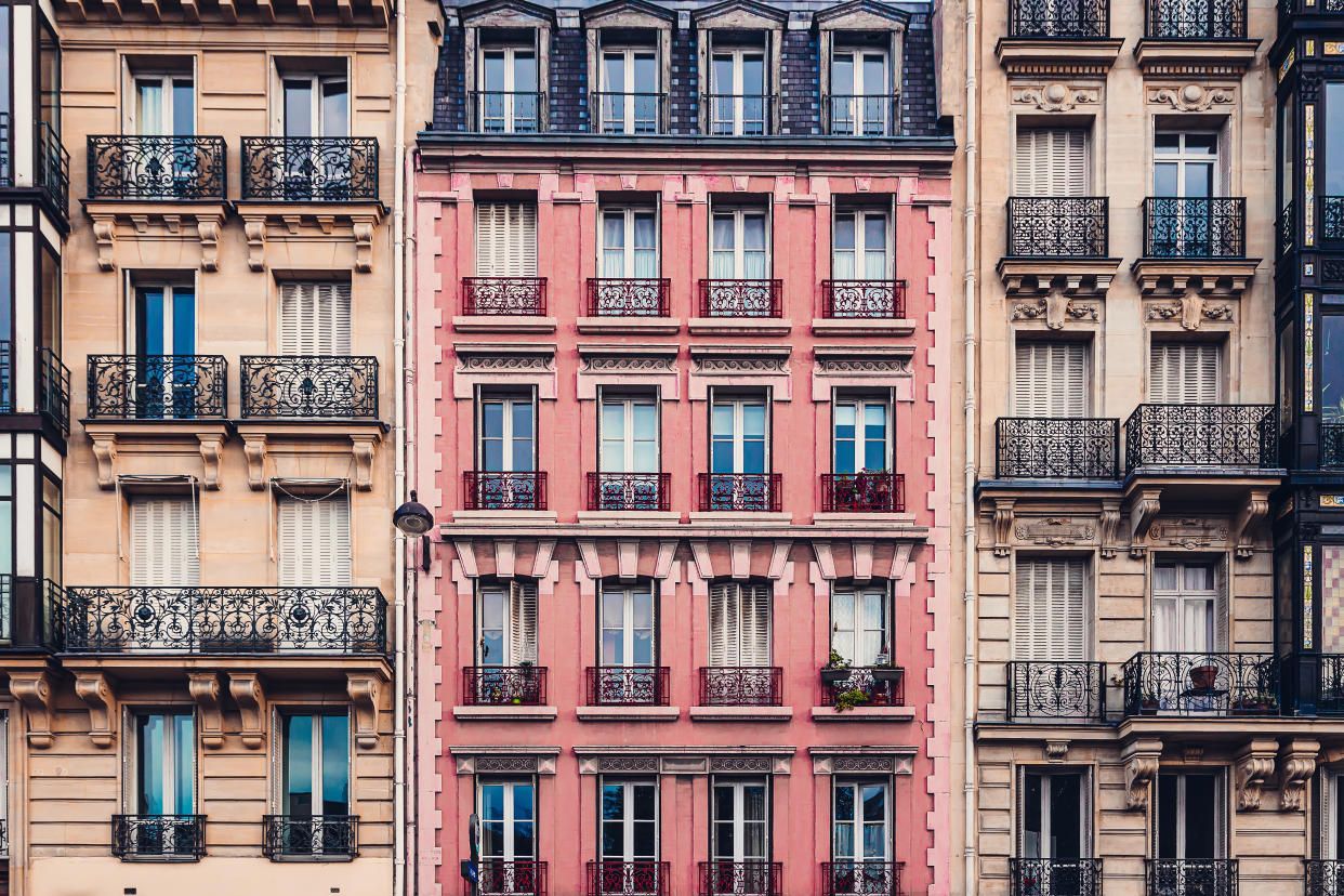 Residential buildings in Paris, France. (Getty Images)