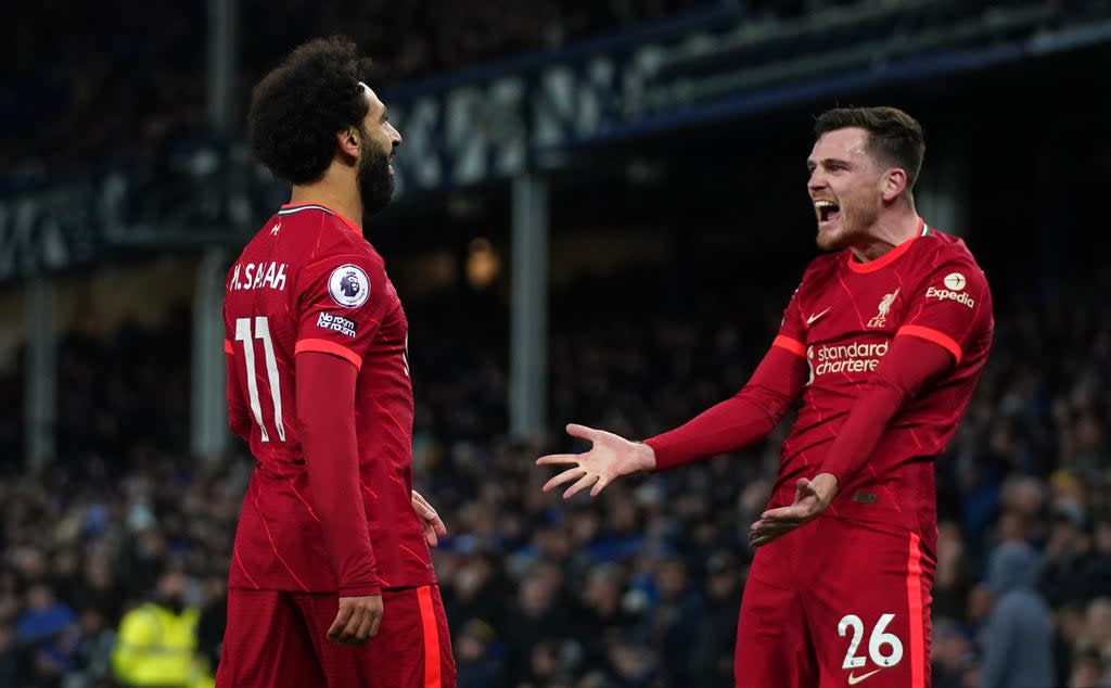 Liverpool won 4-1 at Everton on Wednesday night (Peter Byrne/PA) (PA Wire)