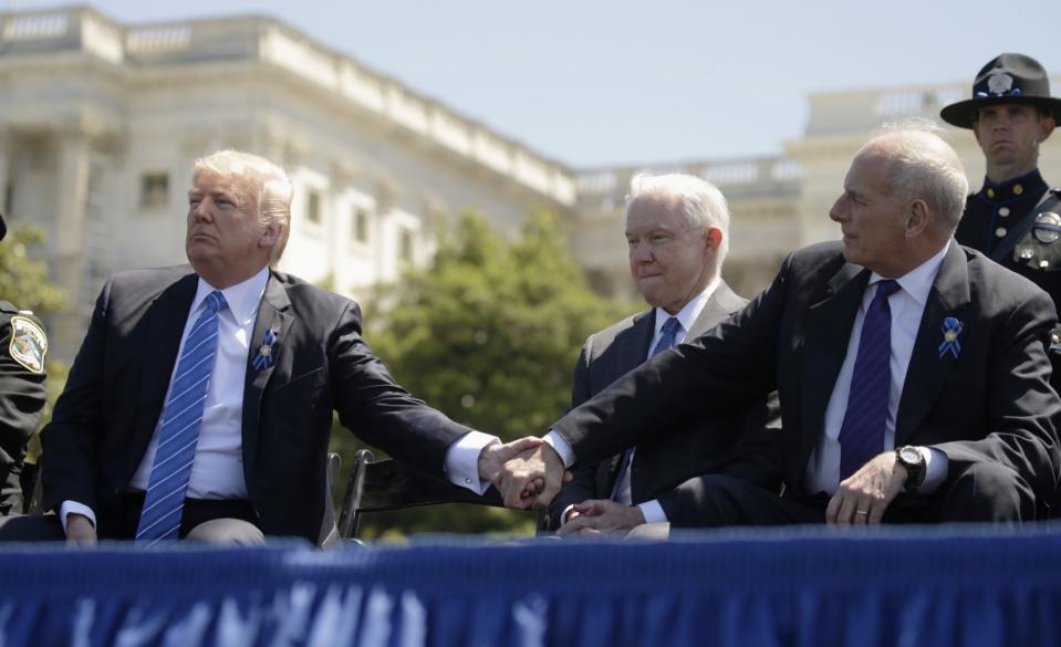 Trump speaks at the National Peace Officers’ Memorial