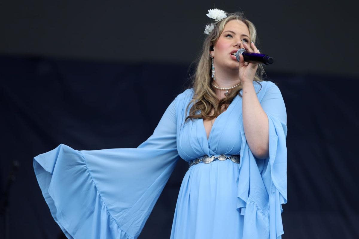 Marnie Marie played Main Stage, after winning Wight Noize <i>(Image: IWCP/Paul Blackley)</i>
