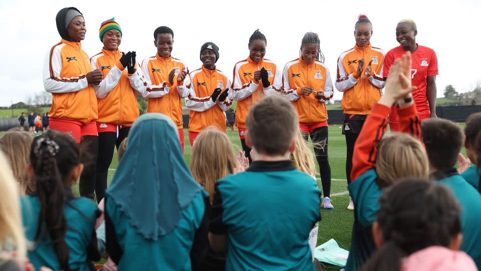 Zambia is one of the teams making its debut at the Women's World Cup this year. - Michael Bradley/FIFA/Getty Images