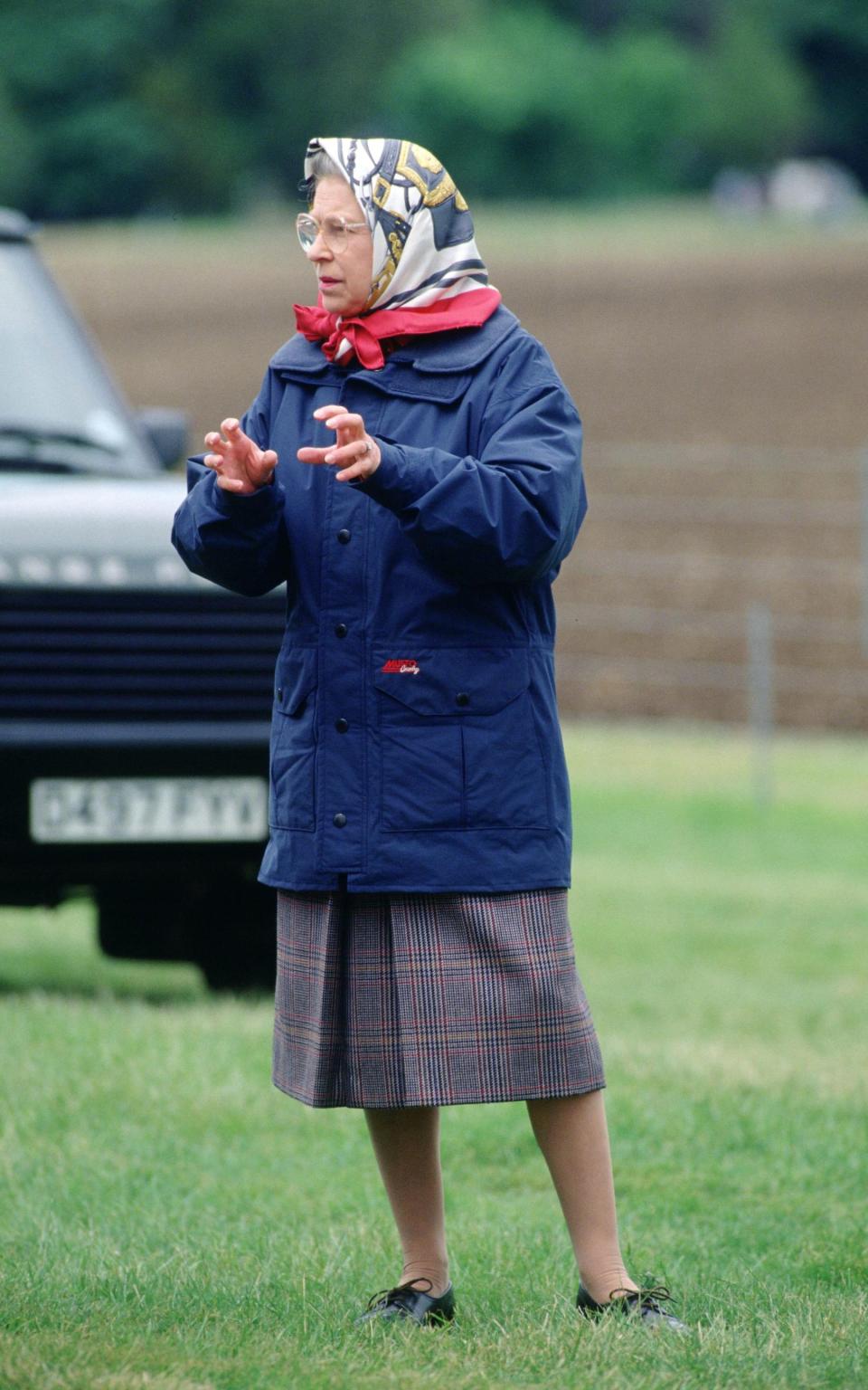 Queen Elizabeth II attends the Royal Windsor Horse Show held - Getty Images